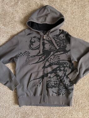fox zip up hoodie